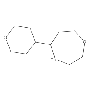 5-(Oxan-4-yl)-1,4-oxazepane Structure