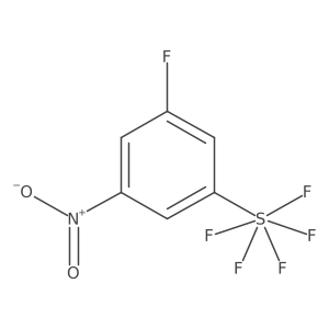 5-Fluoro-3-nitrophenylsulphur pentafluoride Structure