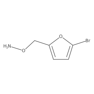 o-((5-Bromofuran-2-yl)methyl)hydroxylamine Structure