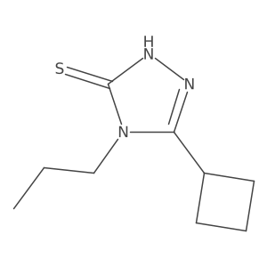 5-cyclobutyl-4-propyl-4H-1,2,4-triazole-3-thiol Structure