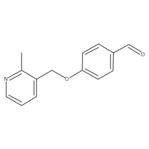 4-[(2-Methylpyridin-3-yl)methoxy]benzaldehyde Structure
