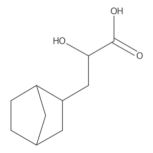 3-(Bicyclo[2.2.1]heptan-2-YL)-2-hydroxypropanoic acid结构式
