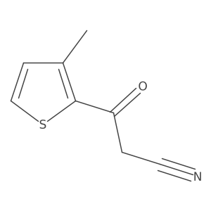 3-(3-Methylthiophen-2-yl)-3-oxopropanenitrile结构式