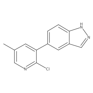 5-(2-chloro-5-methylpyridin-3-yl)-1H-indazole Structure