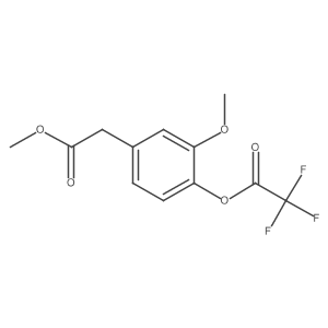 Homovanillic acid, TFA-ME Structure