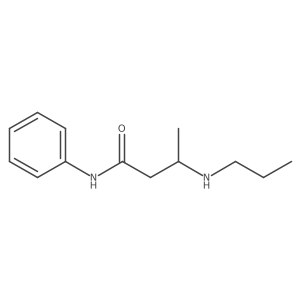 N-phenyl-3-(propylamino)butanamide结构式