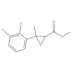Methyl 3-(2,3-difluorophenyl)-3-methyloxirane-2-carboxylate结构式