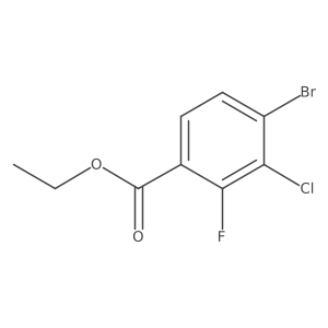 Ethyl 4-bromo-3-chloro-2-fluorobenzoate Structure