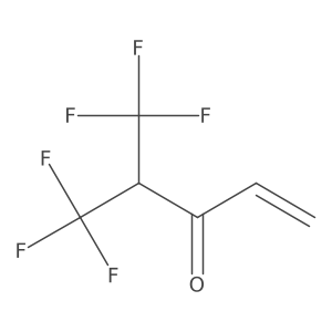 5,5,5-Trifluoro-4-(trifluoromethyl)pent-1-en-3-one结构式