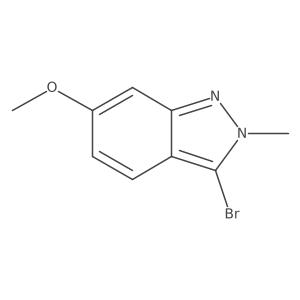 3-Bromo-6-methoxy-2-methyl-2H-indazole Structure