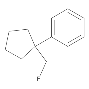 [1-(Fluoromethyl)cyclopentyl]benzene Structure