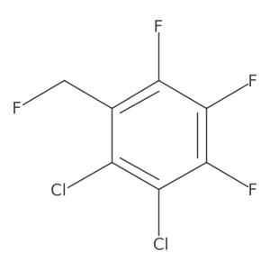 1,2-Dichloro-3-fluoromethyl-4,5,6-trifluorobenzene结构式
