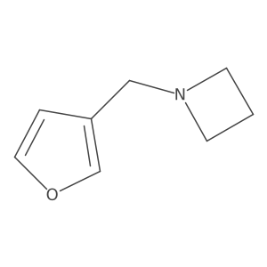 1-(Furan-3-ylmethyl)azetidine结构式