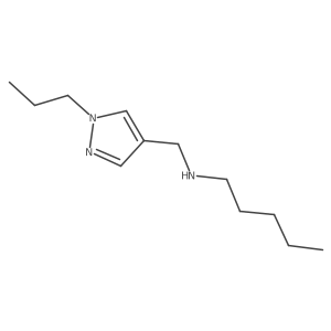 pentyl[(1-propyl-1H-pyrazol-4-yl)methyl]amine Structure