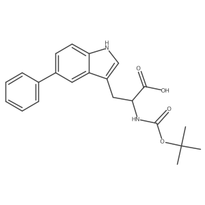 Boc-L-Trp(5-Ph)-OH结构式
