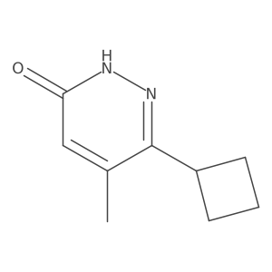 6-Cyclobutyl-5-methyl-2,3-dihydropyridazin-3-one Structure