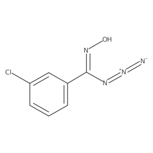 3-Chlorobenzene-1-carbonimidoyl azide结构式