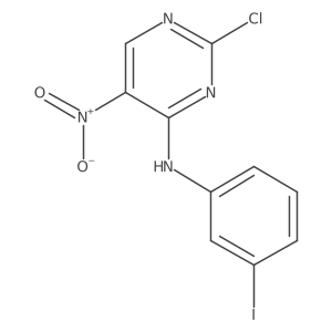 2-Chloro-N-(3-iodophenyl)-5-nitropyrimidin-4-amine Structure