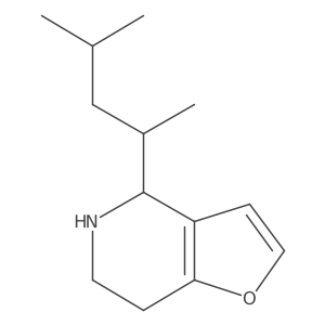 4-(4-methylpentan-2-yl)-4H,5H,6H,7H-furo[3,2-c]pyridine结构式
