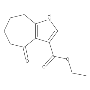 Ethyl 4-oxo-1,4,5,6,7,8-hexahydrocyclohepta[B]pyrrole-3-carboxylate Structure