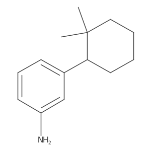 3-(2,2-Dimethylcyclohexyl)aniline结构式