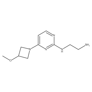 N1-(4-(3-methoxyazetidin-1-yl)pyrimidin-2-yl)ethane-1,2-diamine Structure