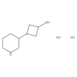 1-(Piperidin-3-yl)azetidin-3-ol dihydrochloride结构式
