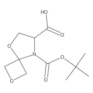 8-[(Tert-butoxy)carbonyl]-2,5-dioxa-8-azaspiro[3.4]octane-7-carboxylic acid Structure
