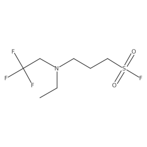 3-[Ethyl(2,2,2-trifluoroethyl)amino]propane-1-sulfonyl fluoride Structure