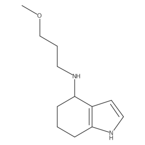 N-(3-methoxypropyl)-4,5,6,7-tetrahydro-1H-indol-4-amine Structure