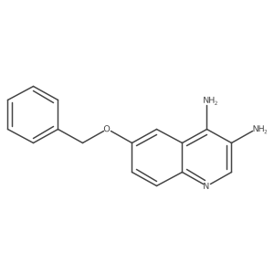 6-(Benzyloxy)quinoline-3,4-diamine结构式