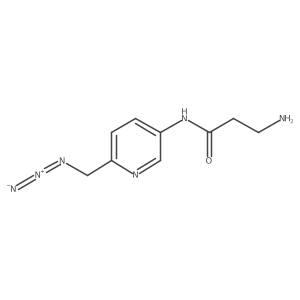 picolyl-azide-NH2 Structure
