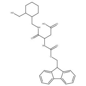 3-({[(9H-fluoren-9-yl)methoxy]carbonyl}amino)-3-({[2-(hydroxymethyl)cyclohexyl]methyl}carbamoyl)propanoic acid结构式
