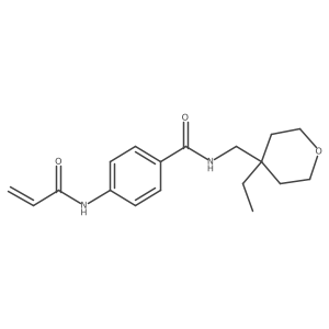 N-[(4-ethyloxan-4-yl)methyl]-4-(prop-2-enamido)benzamide结构式