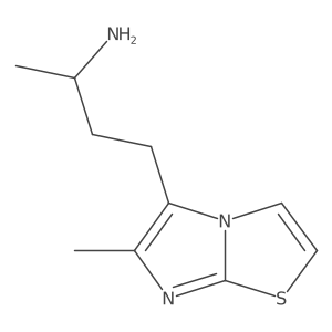 (2S)-4-{6-methylimidazo[2,1-b][1,3]thiazol-5-yl}butan-2-amine Structure
