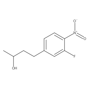 (2R)-4-(3-fluoro-4-nitrophenyl)butan-2-ol结构式