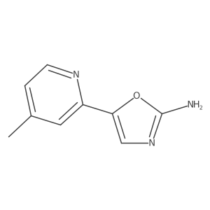 5-(4-Methylpyridin-2-yl)-1,3-oxazol-2-amine Structure