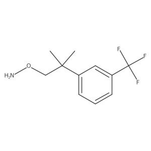 O-{2-methyl-2-[3-(trifluoromethyl)phenyl]propyl}hydroxylamine Structure