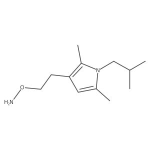 O-{2-[2,5-dimethyl-1-(2-methylpropyl)-1H-pyrrol-3-yl]ethyl}hydroxylamine Structure