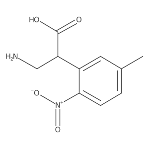 3-Amino-2-(5-methyl-2-nitrophenyl)propanoic acid Structure