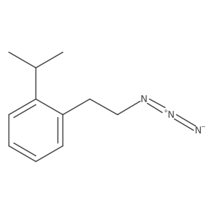 1-(2-Azidoethyl)-2-(propan-2-yl)benzene结构式