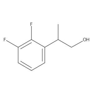 (2R)-2-(2,3-Difluorophenyl)propan-1-ol结构式