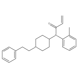 Ortho-methyl acrylfentanyl结构式