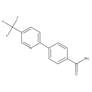 4-(5-Trifluoromethyl-pyridin-2-yl)-benzamide结构式