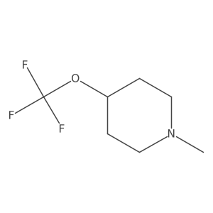 1-Methyl-4-(trifluoromethoxy)piperidine Structure