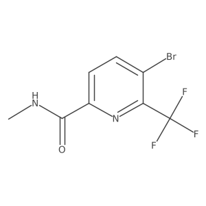 CNC(=O)c1ccc(Br)c(C(F)(F)F)n1结构式