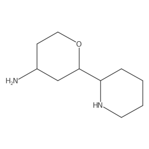 2-(Piperidin-2-yl)oxan-4-amine Structure
