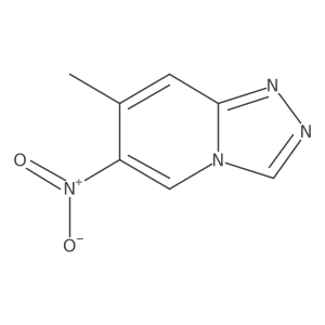 7-Methyl-6-nitro-[1,2,4]triazolo[4,3-a]pyridine Structure