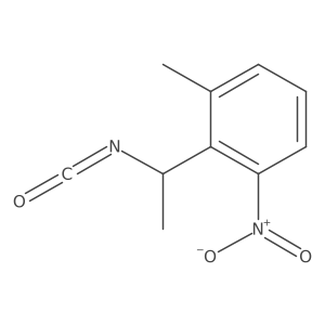 2-(1-Isocyanatoethyl)-1-methyl-3-nitrobenzene Structure