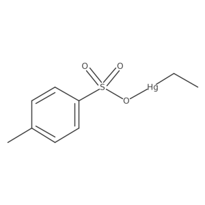 Ethylmercury toluenesulfonate Structure